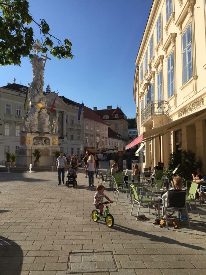 Terrasse Wohnungen Mit Parking In Zentrum 바덴 외부 사진